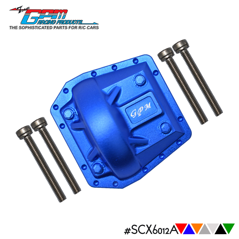 ALUMINUM FRONT/REAR GEARBOX COVER SCX6012A FOR AXIAL 1/6 SCX6 4WD JEEP JLU WRANGLER AX105000T1